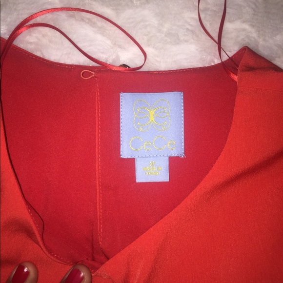 Cece By Cynthia Steffens Orange Dress NOWT - Picture 4 of 8